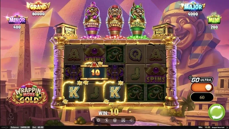 Wrappin' More Gold - Gewinn im Basisspiel
